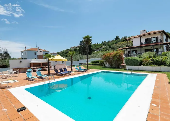 Escada Pool Villa, Near Hanioti #feelslikehome Villa Polychrono